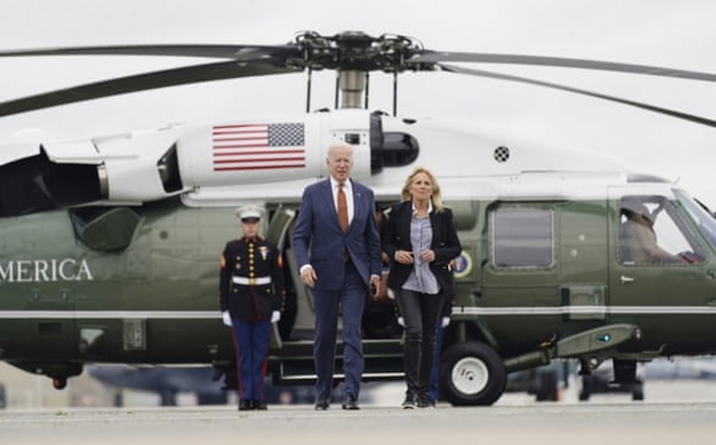 Ngày 10/6, Tổng thống Mỹ Biden bắt đầu chuyến công du các nước châu Âu. Ảnh: Getty