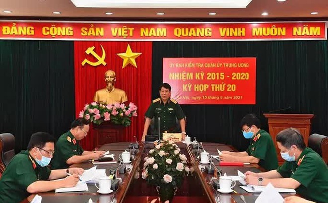Đại tướng Lương Cường chủ trì kỳ họp - Ảnh: ubkttw.vn
