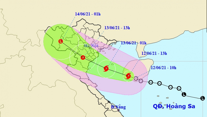 Bão số 2 đang hướng vào Việt Nam - Ảnh 1.