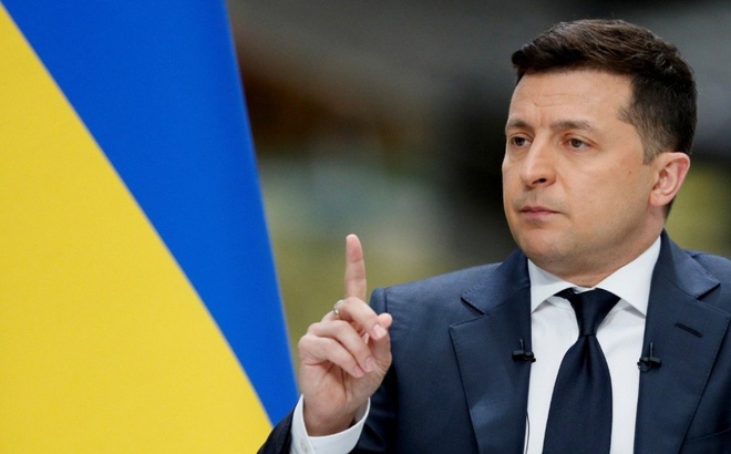 Tổng thống Ukraine Zelensky. Ảnh: Reuters