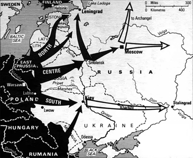 Chiến dịch Barbarossa (Đức tấn công Liên Xô) - chiến dịch xâm lược lớn nhất trong lịch sử - Ảnh 2.