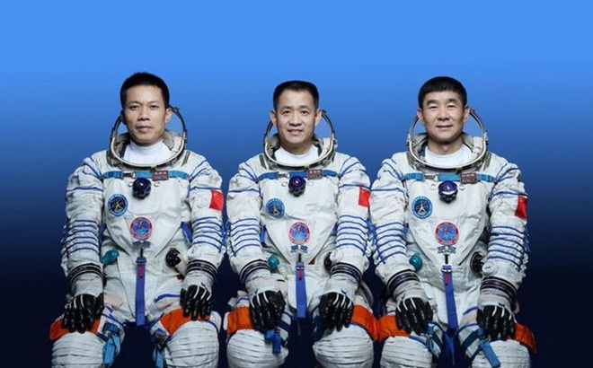 Ba phi hành gia đầu tiên sẽ được đưa lên trạm vũ trụ của Trung Quốc. Ảnh: Cơ quan đưa người vào vũ trụ Trung Quốc.(CMSA).