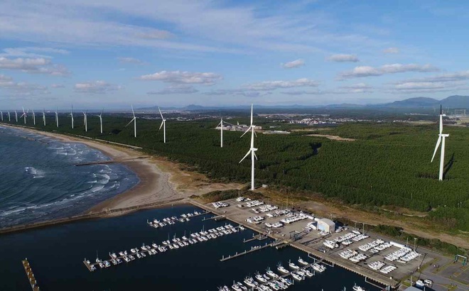 Nhà máy điện gió lớn nhất Đông Nam Á xây dựng tại Lào của Mitsubishi sẽ bán điện cho Việt Nam