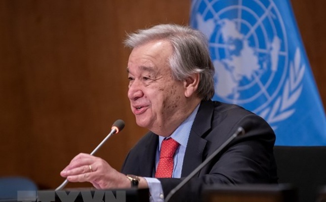 Tổng Thư ký Liên hợp quốc António Guterres (Ảnh: TTXVN)