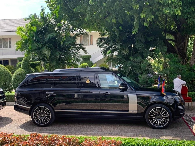 Chiếc Range Rover của Quốc Vương Campuchia – limo sang trọng chống đạn, chống lựu đạn - Ảnh 1.