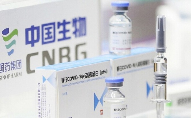 Vaccine ngừa COVID-19 của hãng dược phẩm Sinopharm (Trung Quốc). (Ảnh: Yicai Global)