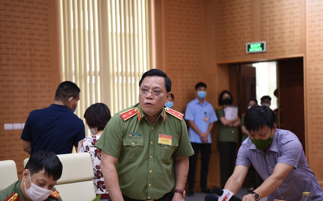 Trung tướng Nguyễn Hải Trung, Giám đốc Công an TP Hà Nội. (Ảnh: Trọng Phú)