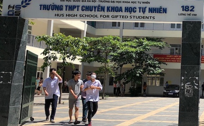 Trường THPT Chuyên Khoa học Tự nhiên. Ảnh: CHKTN