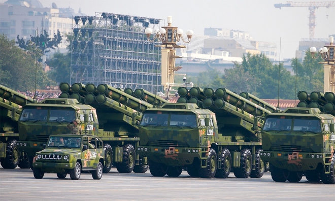 Choáng với sức mạnh pháo phản lực PHL-03 của Trung Quốc - Ảnh 3.