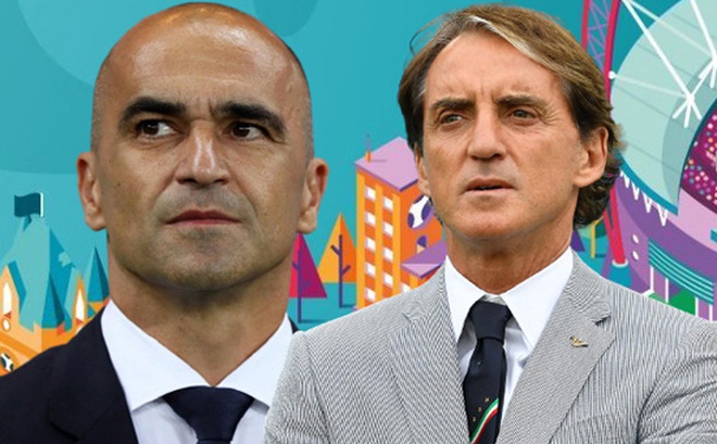 Martinez và Mancini sẽ có màn đối đầu khá thú vị ở tứ kết EURO 2020