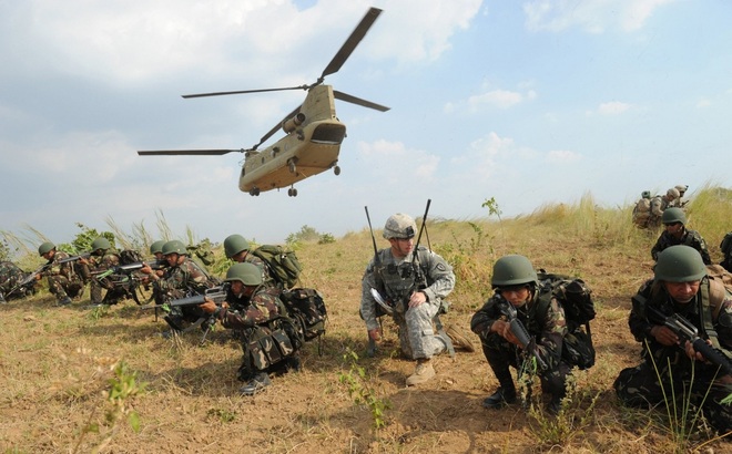Philippines gia hạn Thỏa thuận các Lực lượng thăm viếng với Mỹ. Ảnh: New York Times