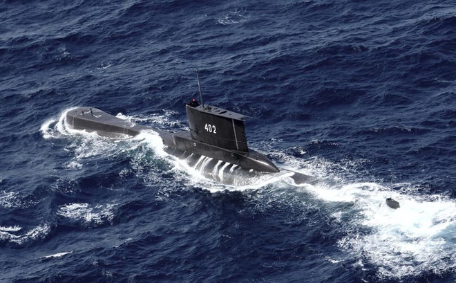 Tàu ngầm KRI Nanggala 402. Ảnh: AP