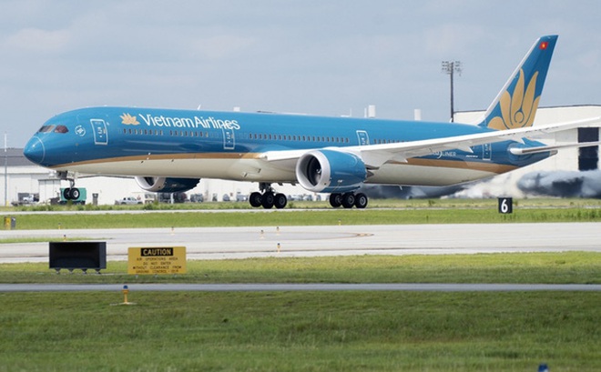 Trong quý 1 năm nay, Vietnam Airlines ghi nhận mức lỗ sau thuế gần 5.000 tỷ đồng, nâng tổng số lỗ luỹ kế lên 14.219 tỷ đồng. Ảnh: VNA