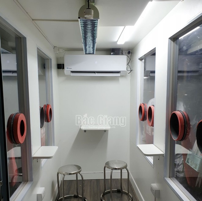 Bắc Giang: Thử nghiệm thành công buồng lấy mẫu xét nghiệm chống nóng - Ảnh 1.