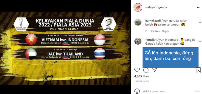 Nghe theo fake news, fan Malaysia cổ vũ Indonesia chiến thắng để thầy Park khăn gói về nước - Ảnh 4.