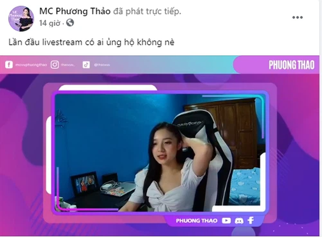 Lần đầu lên sóng livestream, Phương Thảo bất ngờ hé lộ tin sốc về sự nghiệp làm MC - Ảnh 1.