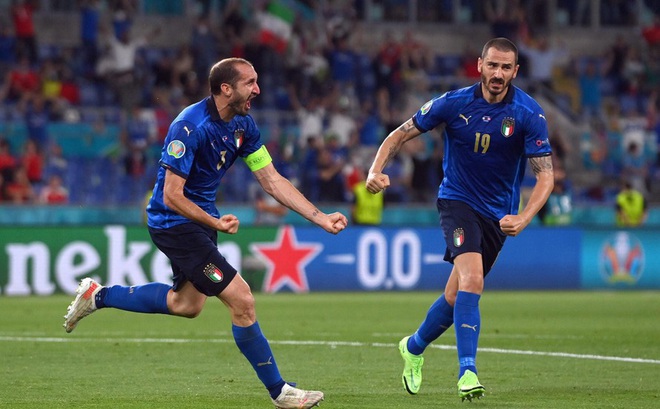 Chiellini và Bonucci là cặp trung vệ hay nhất EURO 2020.