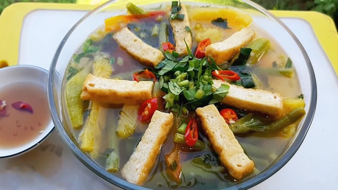 Canh chua đậu chay hấp dẫn lại dễ thực hiện - Ảnh 4.