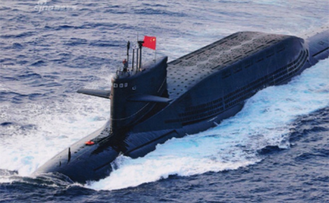 Tàu ngầm lớp Jin của Trung Quốc. Ảnh: Sina