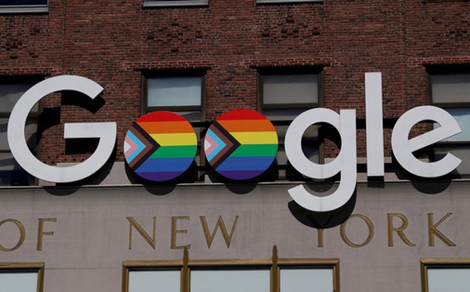 Bên ngoài trụ sở hãng Google tại TP New York - Mỹ. Ảnh: REUTERS