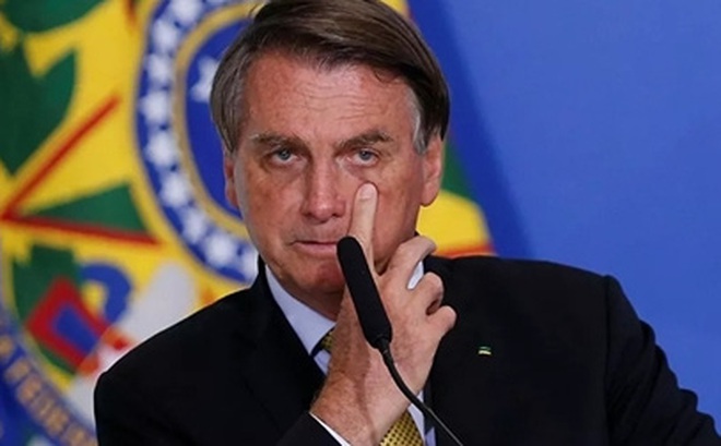 Tổng thống Brazil Jair Bolsonaro. Ảnh Reuters.