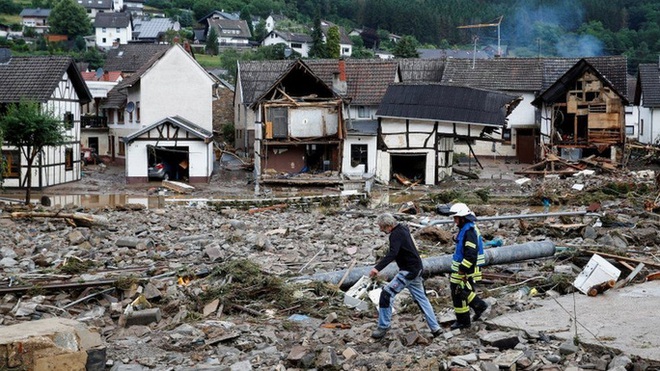 Đức, Bỉ bàng hoàng vì lũ lụt chưa từng thấy - Ảnh 9.