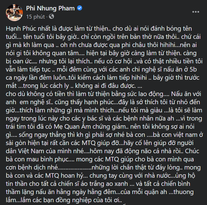 Phi Nhung: Bây giờ càng làm từ thiện càng bị oan ức - Ảnh 4.