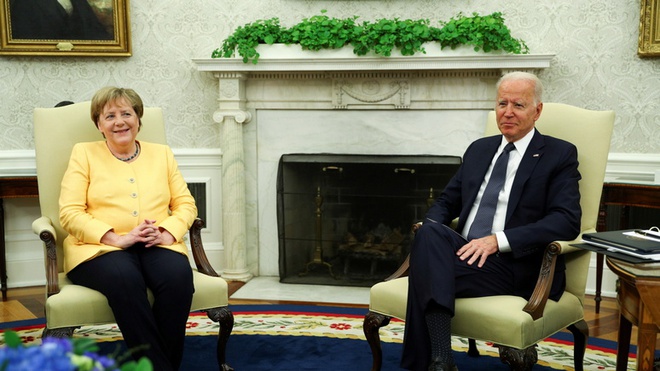 Cuộc họp chia tay của bà Merkel với ông Biden diễn ra thế nào? - Ảnh 1.