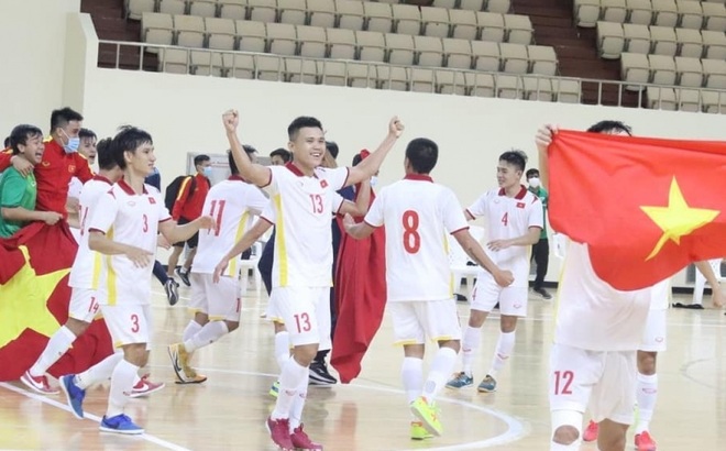 ĐT Futsal Việt Nam sẽ được đăng ký 16 cầu thủ dự Futsal World Cup 2021. (Ảnh: VFF).