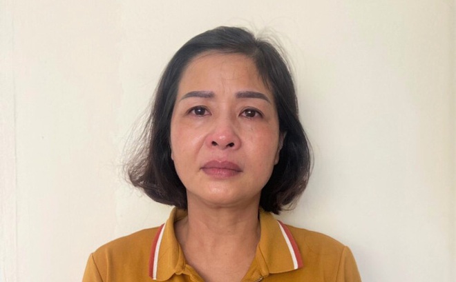 Bà Phạm Thị Hằng, nguyên Giám đốc Sở GD-ĐT tỉnh Thanh Hóa - Ảnh Bộ Công an