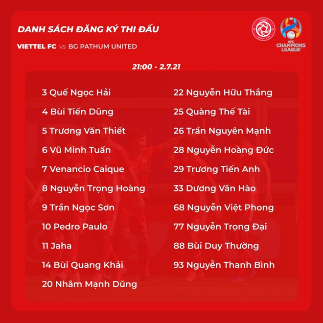 Viettel FC có đủ dàn sao ĐT Việt Nam ở trận gặp nhà vô địch Thai League - Ảnh 1.