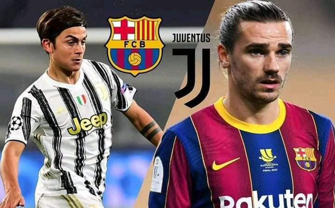 Dybala và Griezmann sẽ đổi chỗ cho nhau?