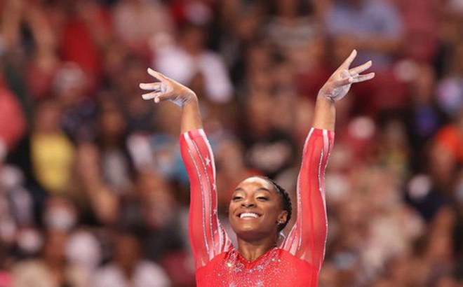 Simone Biles – niềm hy vọng huy chương của TDDC Mỹ. ẢNH: GETTY