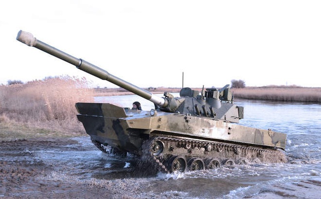Xe tăng Sprut của Nga. Ảnh Army