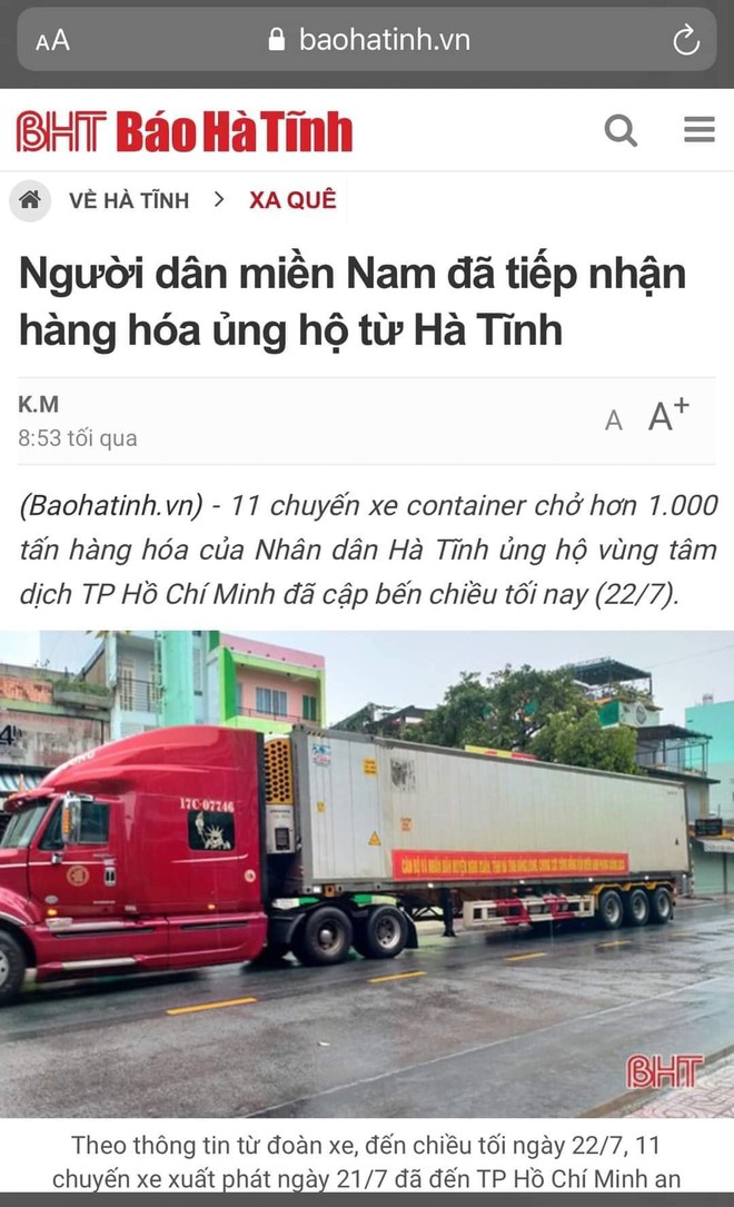 Ca sĩ Thủy Tiên lại bị mắng nhận vơ 1.000 tấn thực phẩm người Hà Tĩnh gửi tặng Sài Gòn vì dòng status ỡm ờ - Ảnh 5. Ca sĩ Thủy Tiên lại bị mắng nhận vơ 1.000 tấn thực phẩm người Hà Tĩnh gửi tặng Sài Gòn vì dòng status ỡm ờ - Ảnh 5.