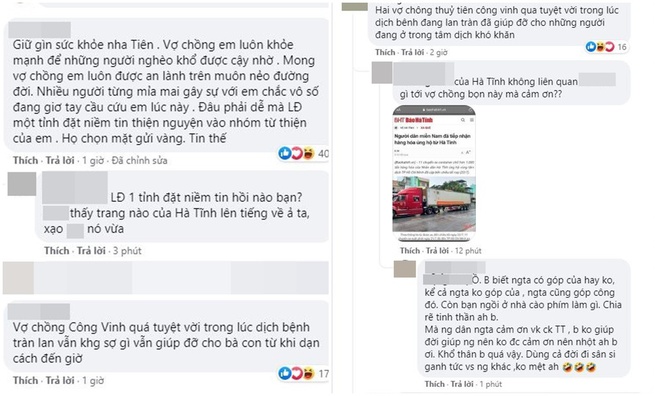 Ca sĩ Thủy Tiên lại bị mắng nhận vơ 1.000 tấn thực phẩm người Hà Tĩnh gửi tặng Sài Gòn vì dòng status ỡm ờ - Ảnh 4. Ca sĩ Thủy Tiên lại bị mắng nhận vơ 1.000 tấn thực phẩm người Hà Tĩnh gửi tặng Sài Gòn vì dòng status ỡm ờ - Ảnh 4.