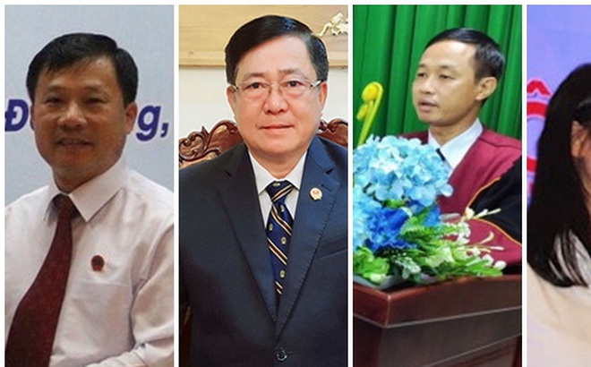 Ông Nguyễn Văn Dũng, ông Ngô Tiến Hùng, ông Nguyễn Biên Thùy và bà Đào Thị Minh Thủy được phê chuẩn việc bổ nhiệm giữ chức Thẩm phán Tòa án nhân dân tối cao (ảnh tư liệu).
