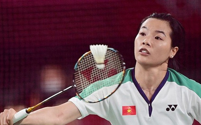 Tay vợt Nguyễn Thuỳ Linh. Ảnh: REUTERS
