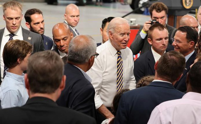 Tổng thống Mỹ Joe Biden trong một sự kiện ngày 28/7. Ảnh: Reuters