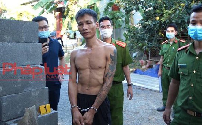Đối tượng Trương Văn Tuân thời điểm bị bắt giữ.