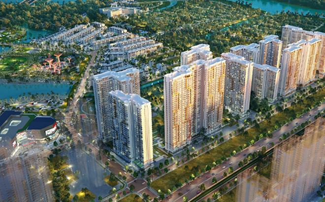 Phối cảnh dự án Masteri Centre Point được triển khai trên khu đất thuộc dự án Vinhomes Grand Park. Ảnh: Masterise Home
