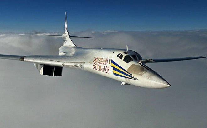 Oanh tạc cơ Tu-160. Ảnh: Sputnik.