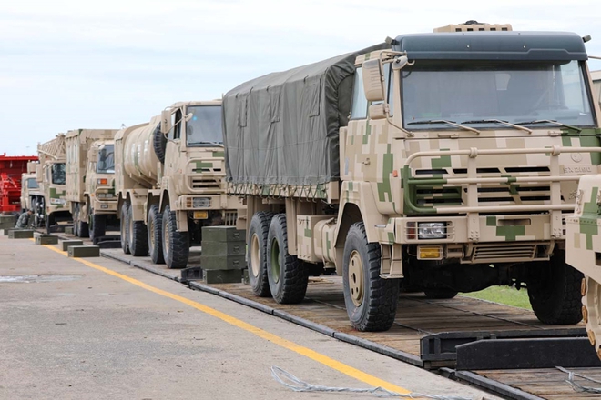 Đội tuyển Trung Quốc mang thiết bị quân sự đến Nga dự Army Games 2021 - Ảnh 2.