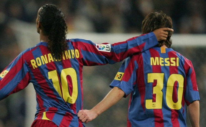 Messi từng sử dụng số áo 30 khi ra mắt Barcelona