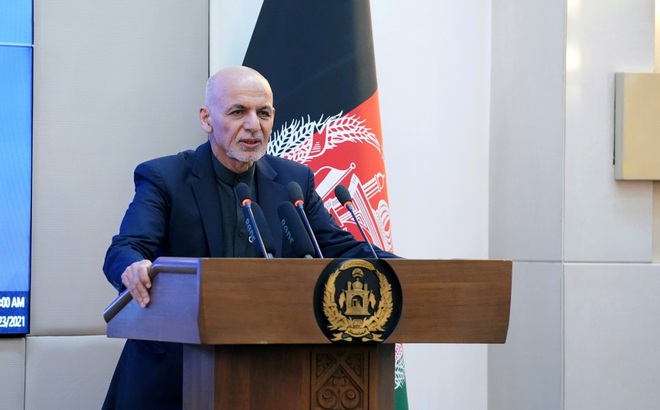 Tổng thống Afghanistan Ashraf Ghani. Ảnh: Reuters