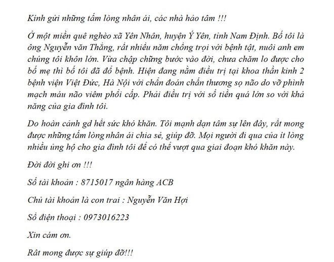 Dù chỉ còn một tia hy vọng, con vẫn sẽ theo tới cùng, sẽ không bao giờ buông tay bố - Ảnh 2.