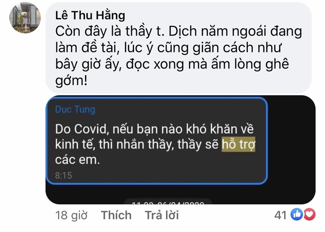 Lời đề nghị đặc biệt của thầy giáo giữa mùa dịch khiến tất cả sinh viên cay xè mắt - Ảnh 3.