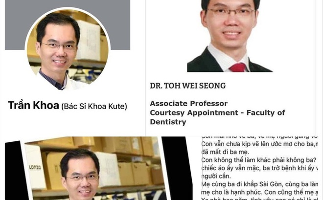 Nhóm “bác sĩ Khoa” lấy ảnh một bác sỹ ở Singapore để lập Facebook tung tin giả