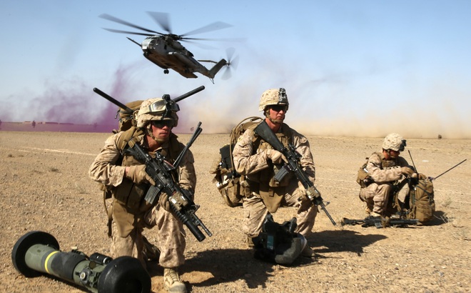 Lính thủy quân lục chiến Mỹ tại Afghanistan. Ảnh: US Marine