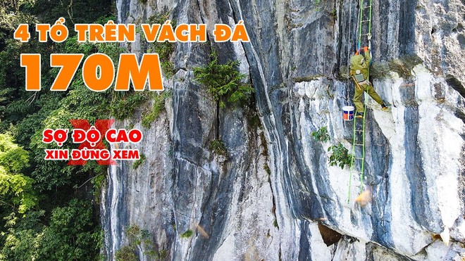 Rùng mình với màn chinh phục tổ ong khoái trên vách đá dựng đứng 170m: Không dành cho người sợ độ cao! - Ảnh 1.